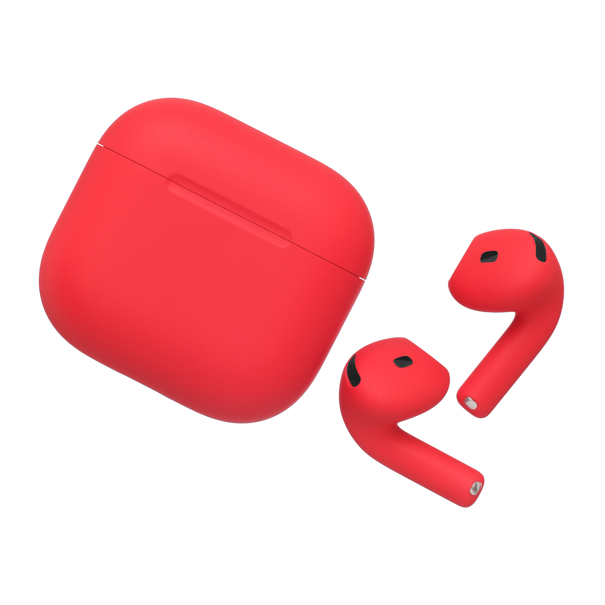 Apple AirPods 4 с шумоподавлением, Матовый, Красный, MXP93 Apple AirPods 4 с шумоподавлением, Матовый, Красный, MXP93