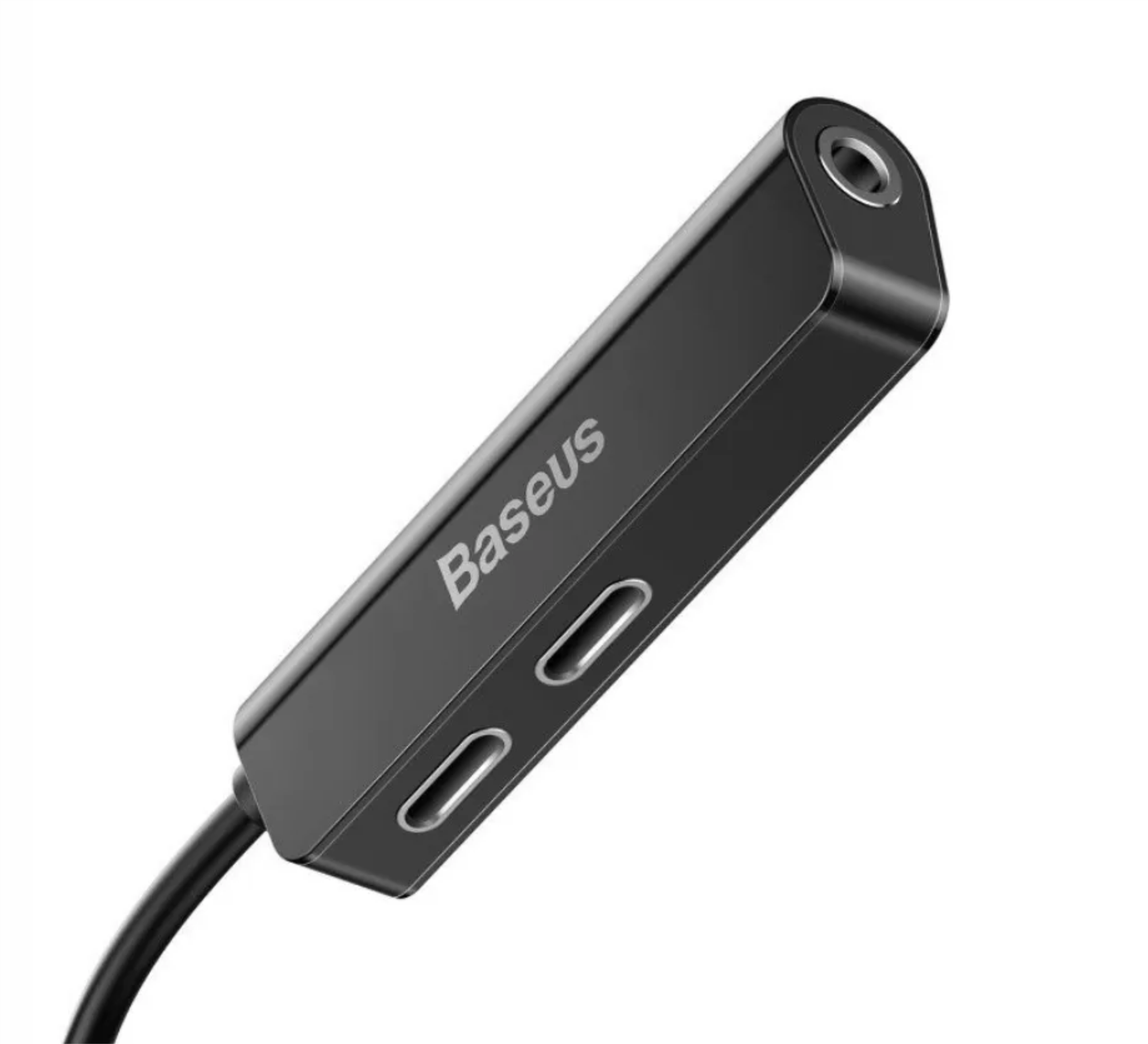Baseus Lightning – 2Х Lightning & 3.5мм, Черный, L52