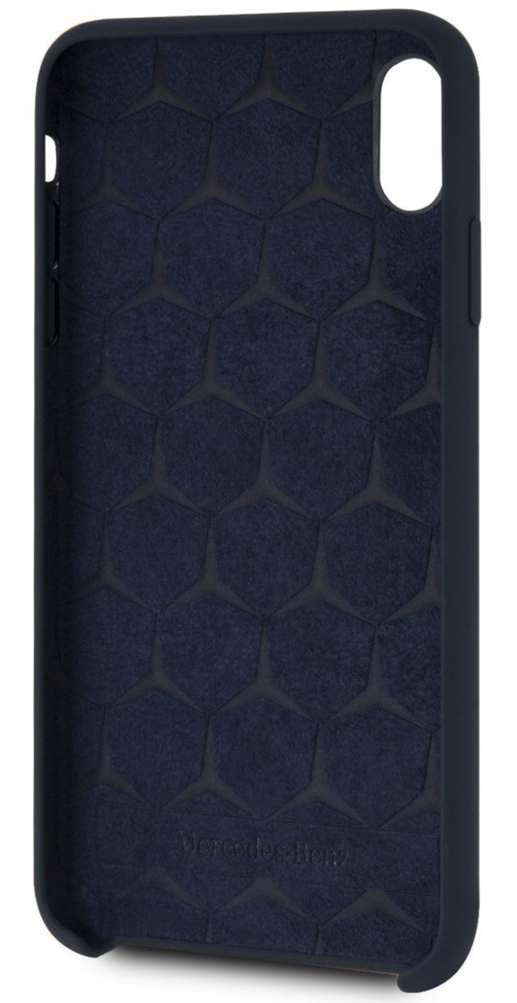 Чехол Mercedes для iPhone XS Max, Силиконовая линия, Синий