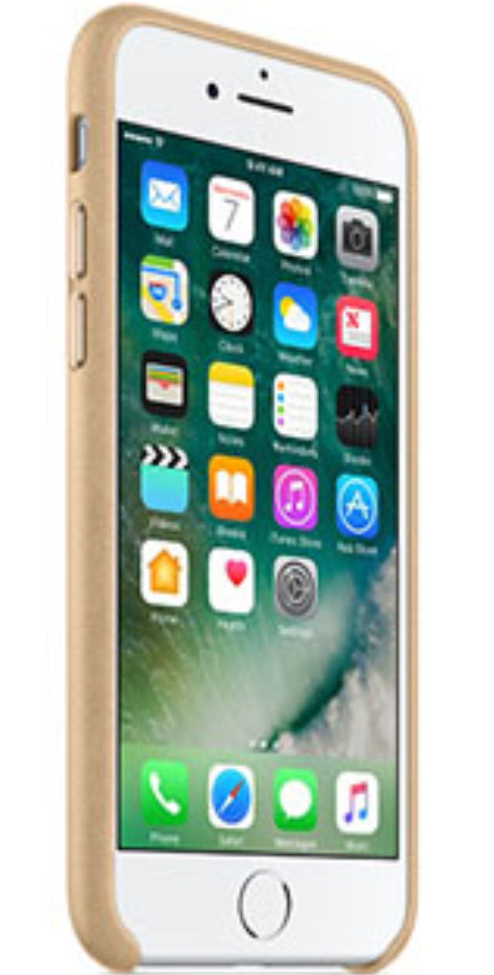 Чехол Apple Кожа для Apple iPhone 7/8, Миндальный