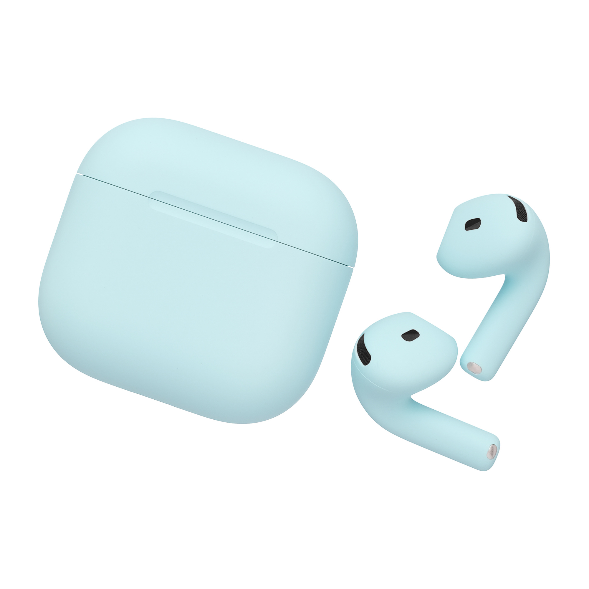 Apple AirPods 4 с шумоподавлением, Небесно-голубой, MXP93 Apple AirPods 4 с шумоподавлением, Небесно-голубой, MXP93
