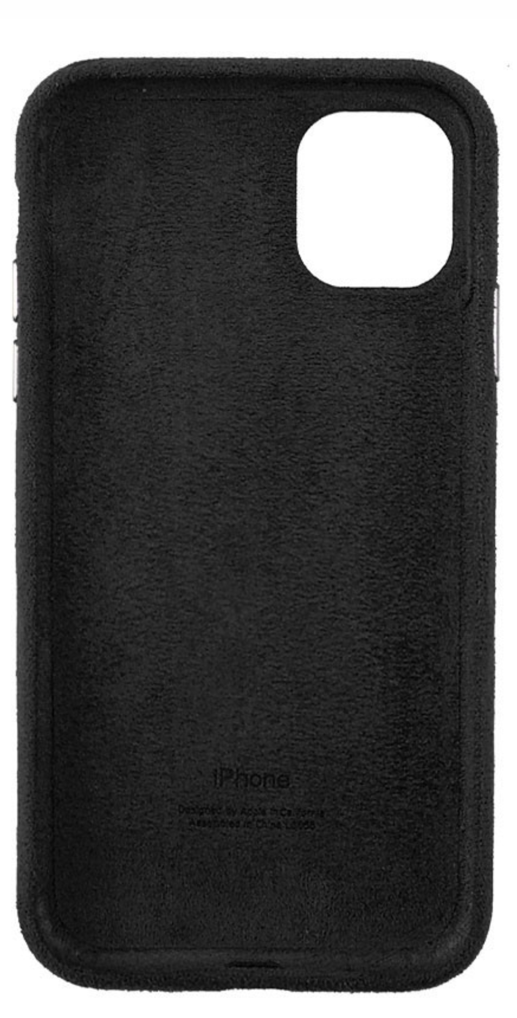 Оригинальный чехол из алькантары для Apple iPhone 11 Pro, Черный