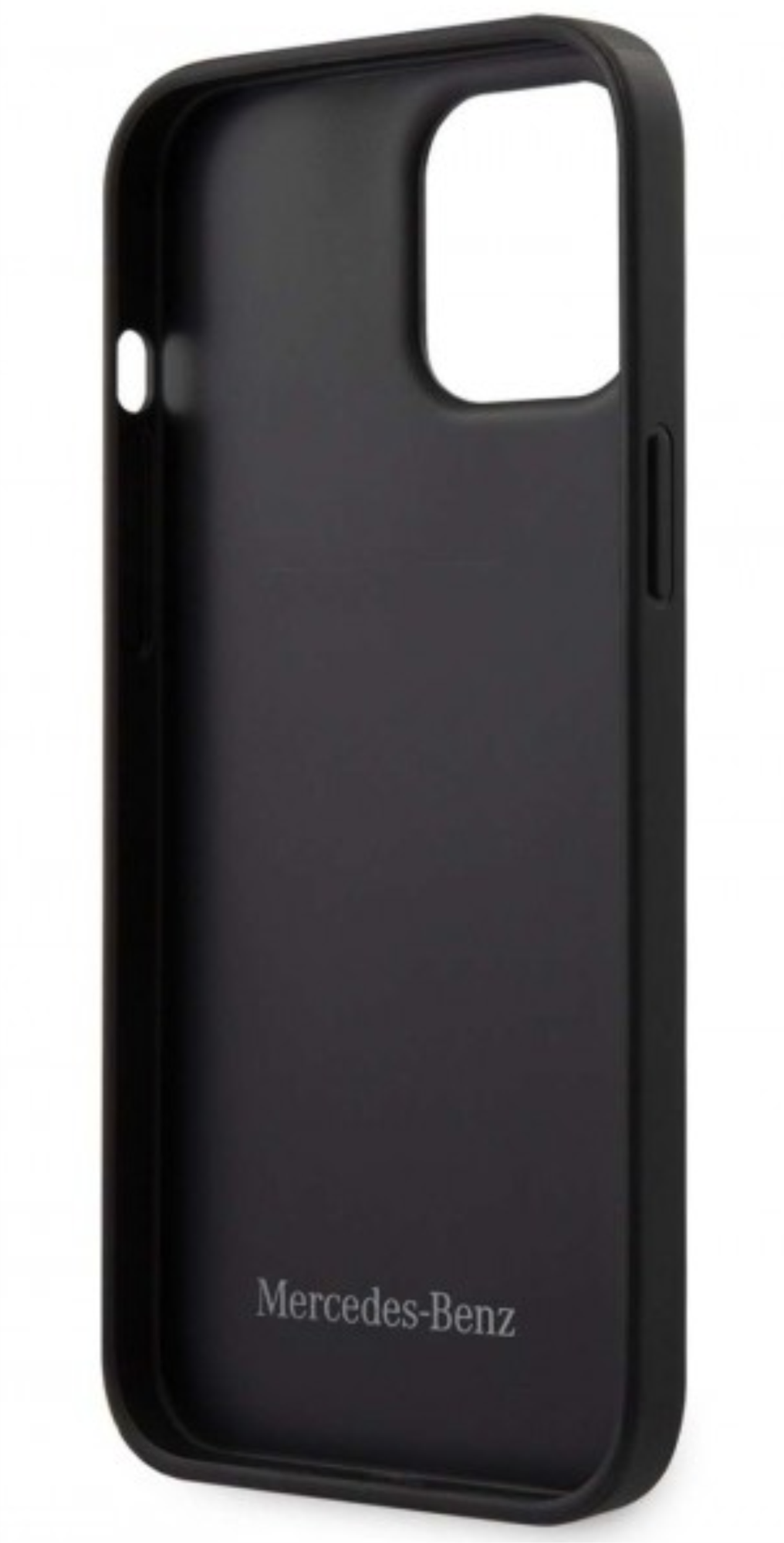 Чехол Mercedes для iPhone 12 Pro Max, Натуральная кожа Urban гладкая/перфорированная, Черный