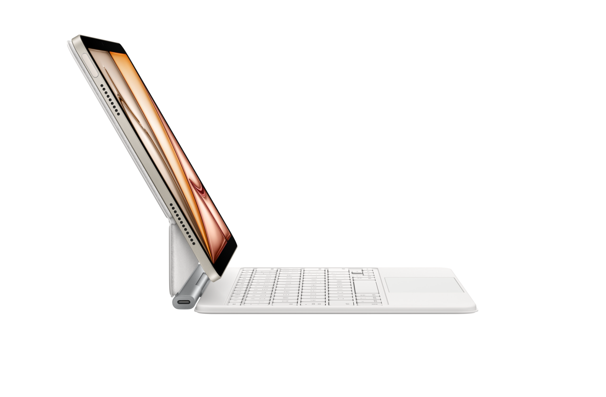 Чехол-клавиатура Apple Magic Keyboard для iPad Air 13" M2, 2024, Белый